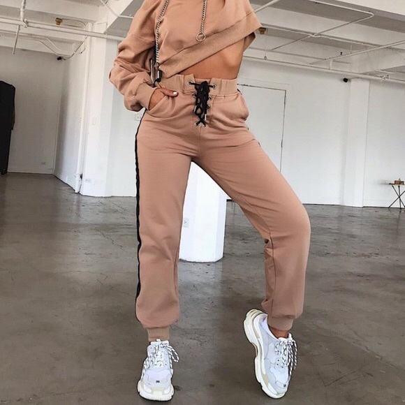 Tiger Mist Pants - [Tiger Mist] Front-tie Jogger Pant